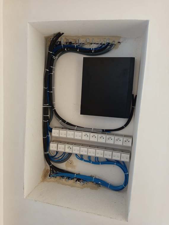 Coffret de communication et brassage RJ45